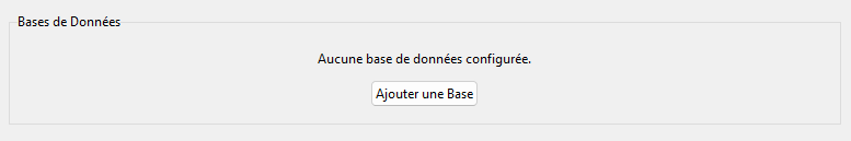 Ajout d'une base de données dans l'interface de configuration de FolloYou