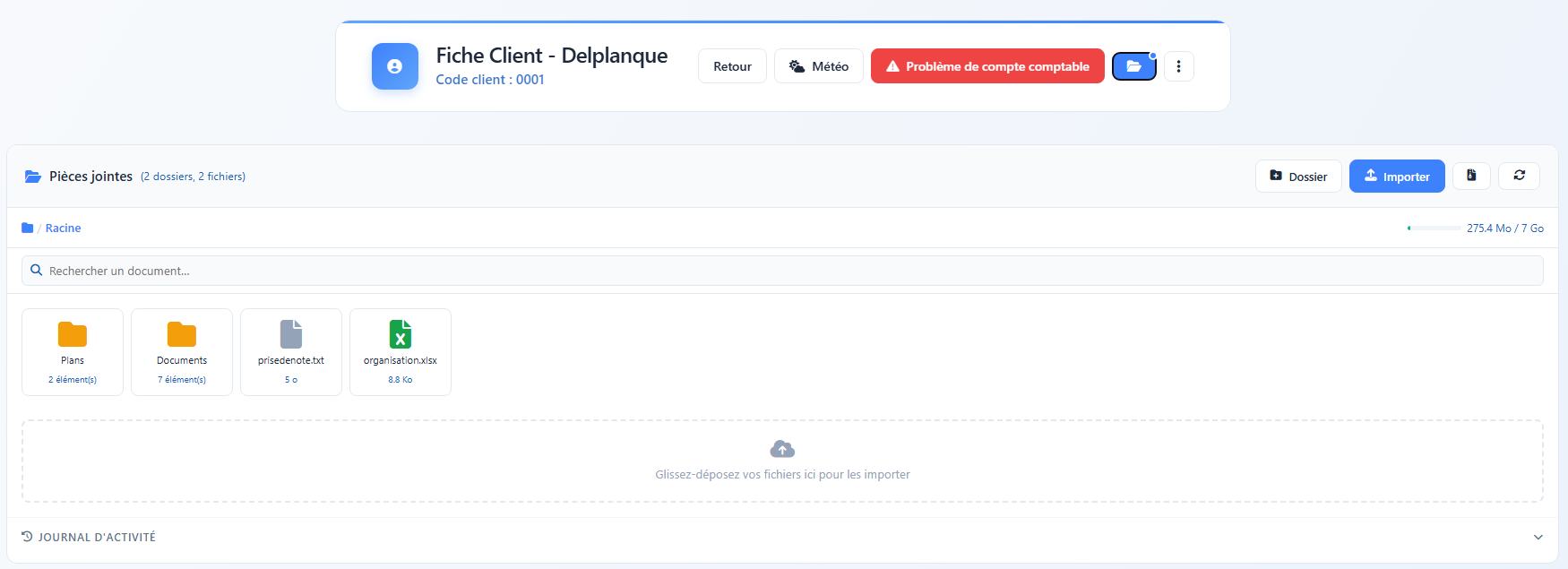 Aperçu : L'Explorateur de Documents Intégré